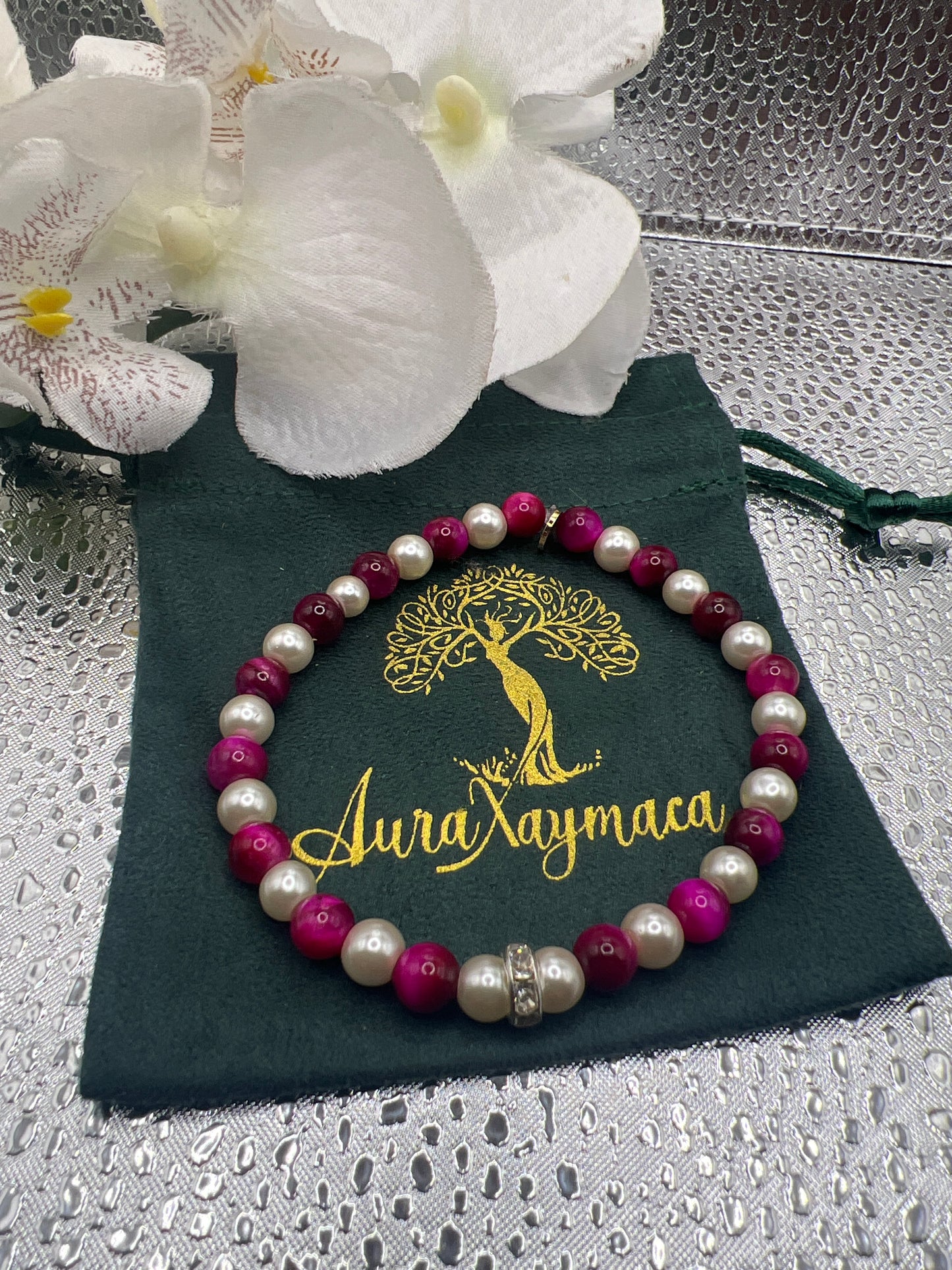AuraXaymaca’s Tigers and Pearls bracelet